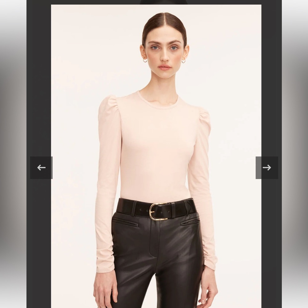 Rebecca Taylor LS Ruched Top